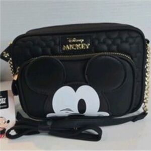 Primark Black and White Mickey Mouse Crossbody Bag